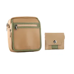 ست هدیه زنانه چرم یلسان مدل رهی کد SPNT-MC-120-krm