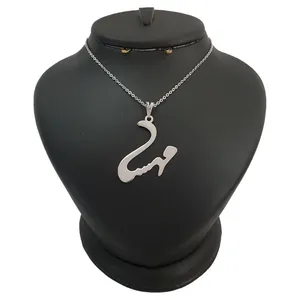 گردنبند نقره زنانه ترمه ۱ طرح مهسا کد mas 00268