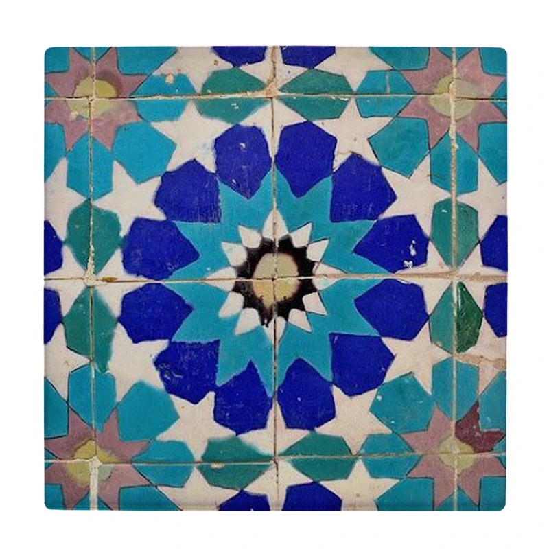 کاشی کارنیلا طرح کاشیکاری سنتی ایرانی مدل لوحی کد klh2265