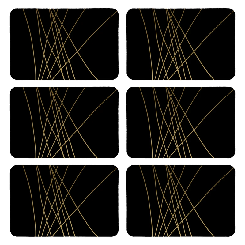 زیربشقابی طرح کلاسیک کد 8986 بسته 6 عددی 