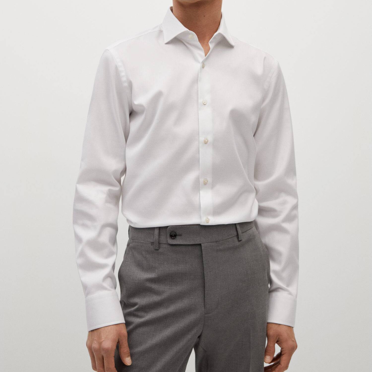پیراهن آستین بلند مردانه مانگو مدل WT613MAR -  - 2