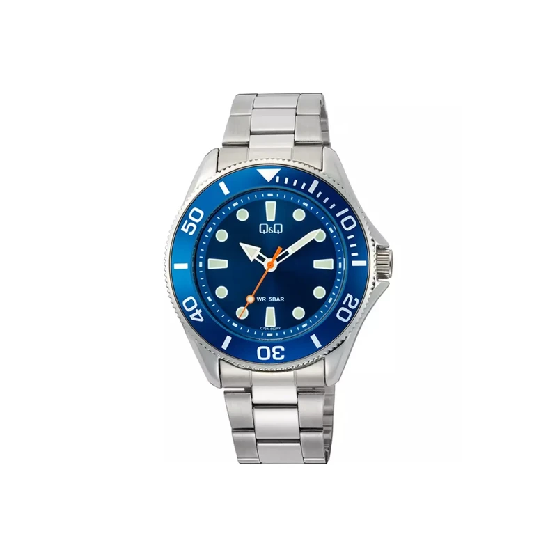 ساعت مچی عقربه‌ای کوارتز مردانه کیو اند کیو مدل C72A-002