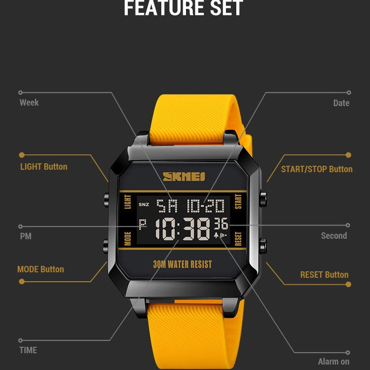 ساعت مچی دیجیتال مردانه اسکمی مدل 1848YLW