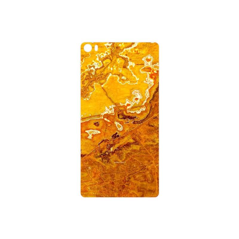 برچسب پوششی ماهوت مدل Gold Marble مناسب برای گوشی موبایل هوآوی P8 Max
