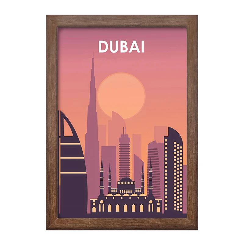 تابلو خندالو طرح دبی (Dubai) کد F4938