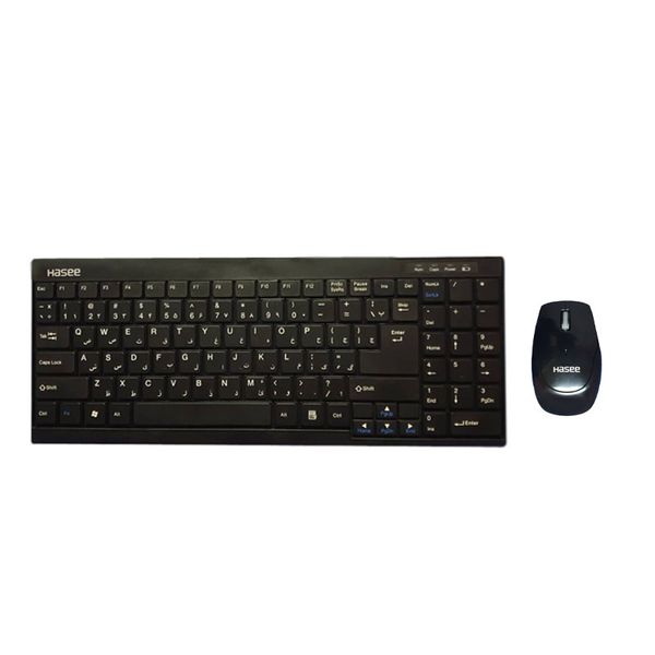 کیبورد و ماوس بی سیم هسی مدل k7181w کیبورد و ماوس بی سیم هسی مدل k7181w