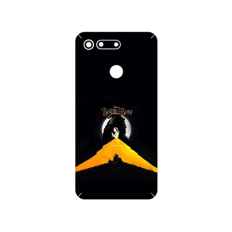 برچسب پوششی ماهوت مدل Beauty and the Beast مناسب برای گوشی موبایل آنر View 20