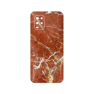 MAHOOT Red Marble Cover Sticker for Xiaomi Mi 10 Lite 5G
