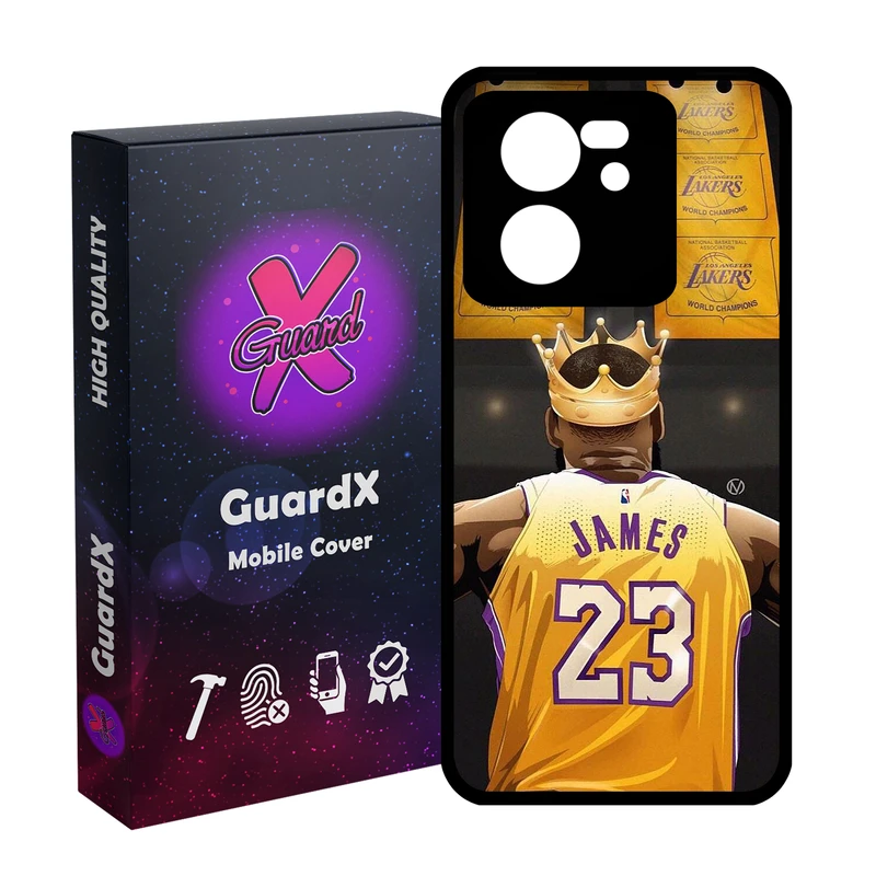 کاور گارد ایکس طرح لبرون جیمز مدل 10716 مناسب برای گوشی موبایل شیائومی 13T/13T Pro/Redmi K60 Ultra