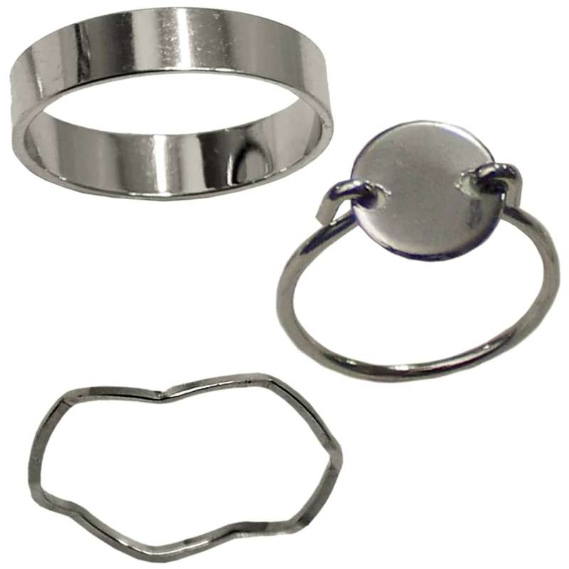 بند انگشتی زنانه کد RKH_1305 مجموعه 3 عددی