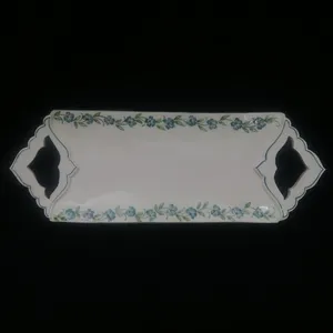 شیرینی خوری سرامیکی هیوا طرح پیچک مینیاتور کد 9004787