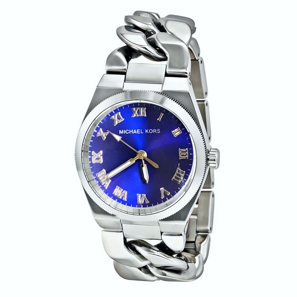 ساعت مچی عقربه‌ای کوارتز زنانه مدل زنجیری یونانی کد 109