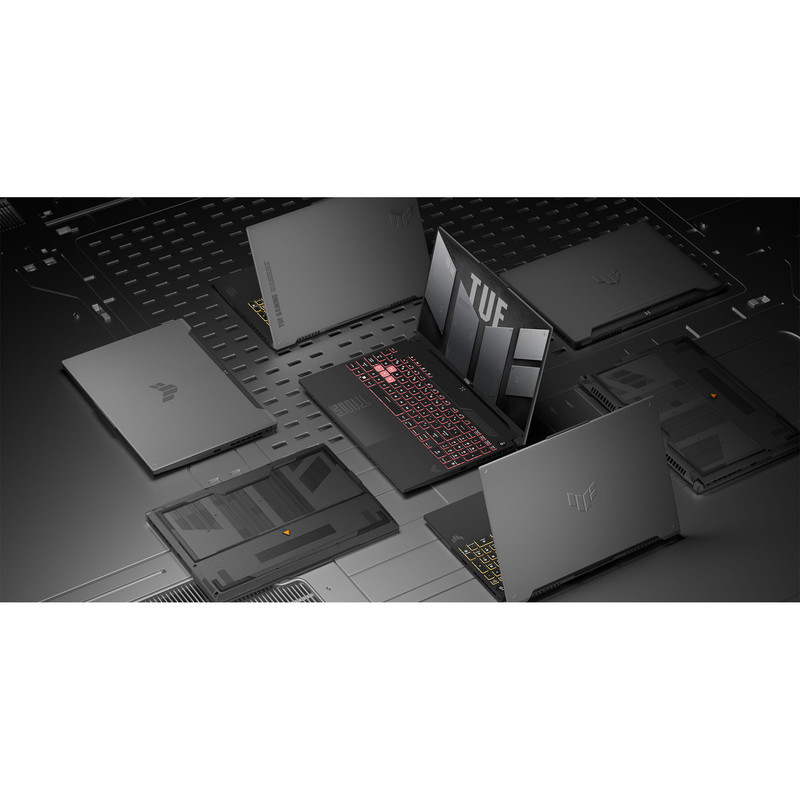لپ تاپ 16 اینچی ایسوس مدل TUF Gaming F16 FX607JV-RL273-i7 13650HX-16GB DDR5 4800MHz-512GB SSD-RTX4060 8GB-FHD 165Hz-W