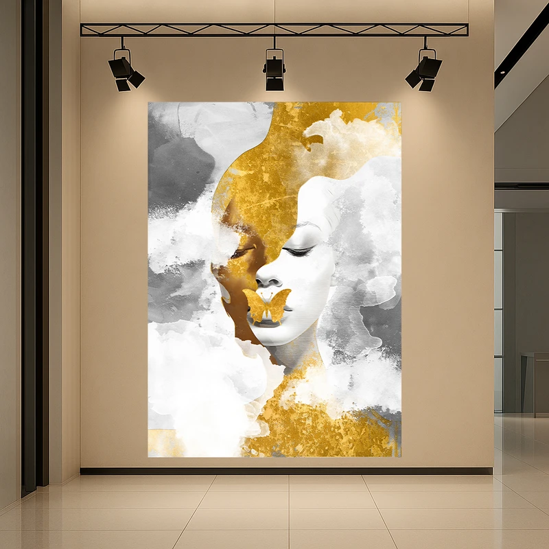 پوستر طرح انتزاعی مدل پرتره کد AR3059593