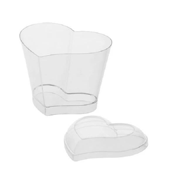 ظرف یکبار مصرف کوشا مدل قلب کد D0402 بسته 6 عددی