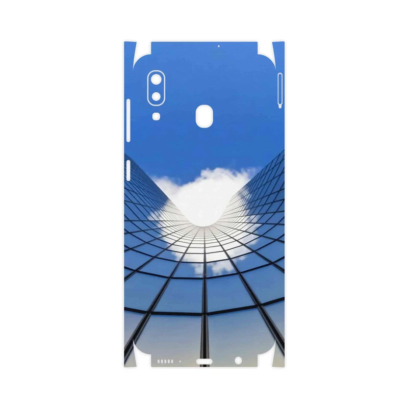 برچسب پوششی ماهوت مدل Glass skyscraper-FullSkin مناسب برای گوشی موبایل سامسونگ Galaxy A20