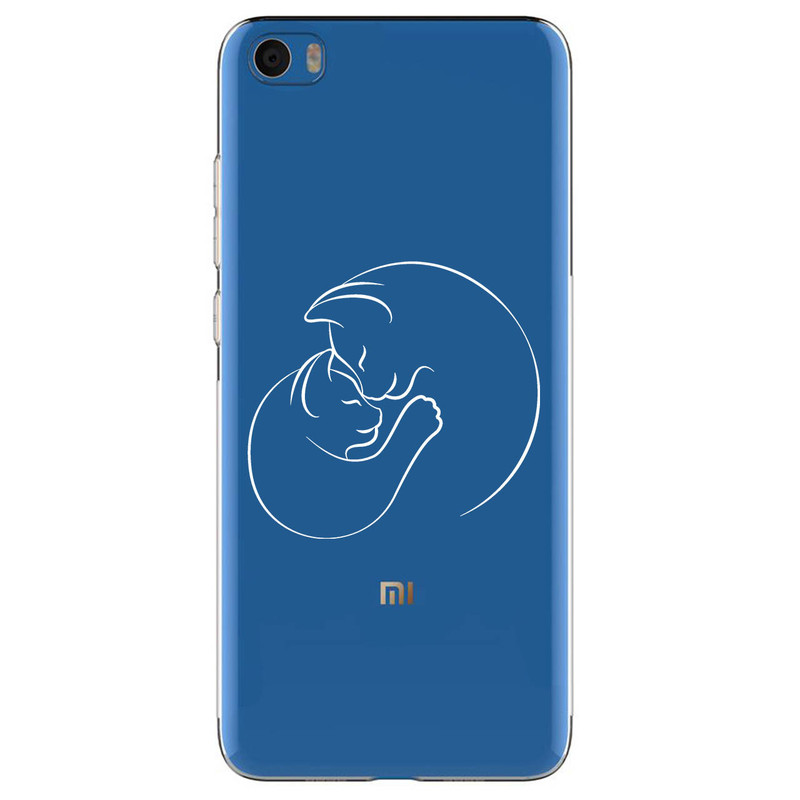کاور مگافون طرح گربه مدل C61-W مناسب برای گوشی موبایل شیائومی Mi Note / Mi Note Pro  