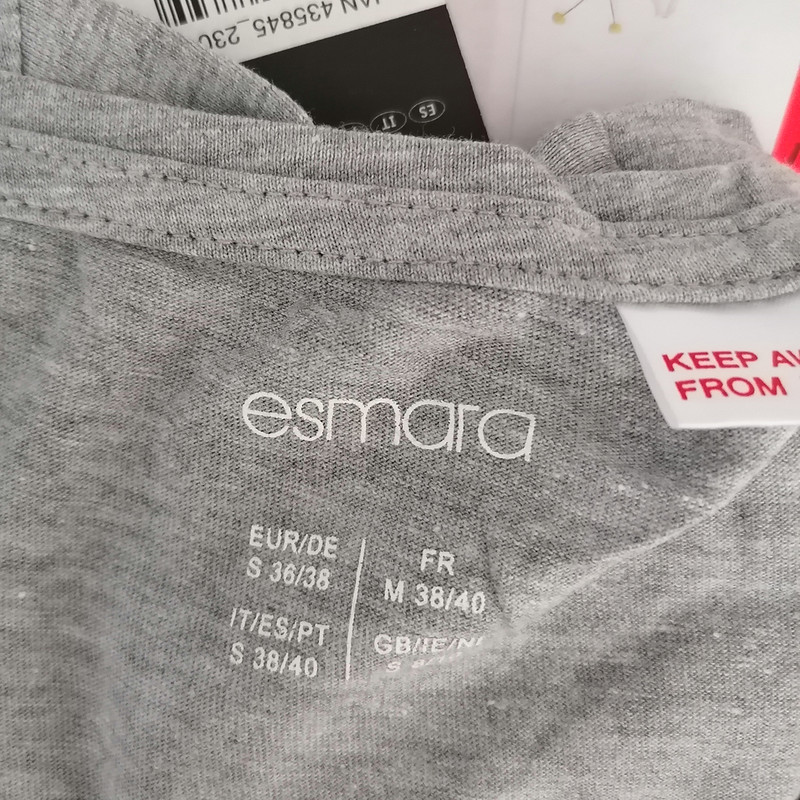 ست تی شرت آستین بلند و شلوار زنانه اسمارا مدل 17592770