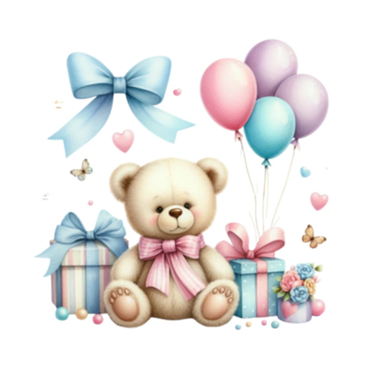 استیکر پارچه و لباس پاد آفرین مدل تدی کد 140