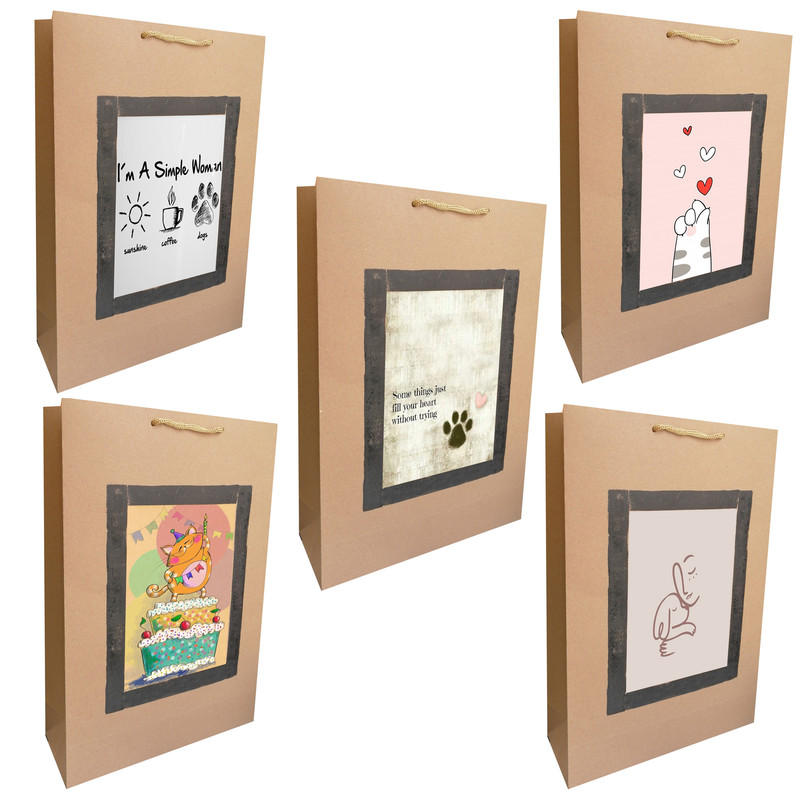 ساک هدیه مدل پت آرام مجموعه 5 عددی