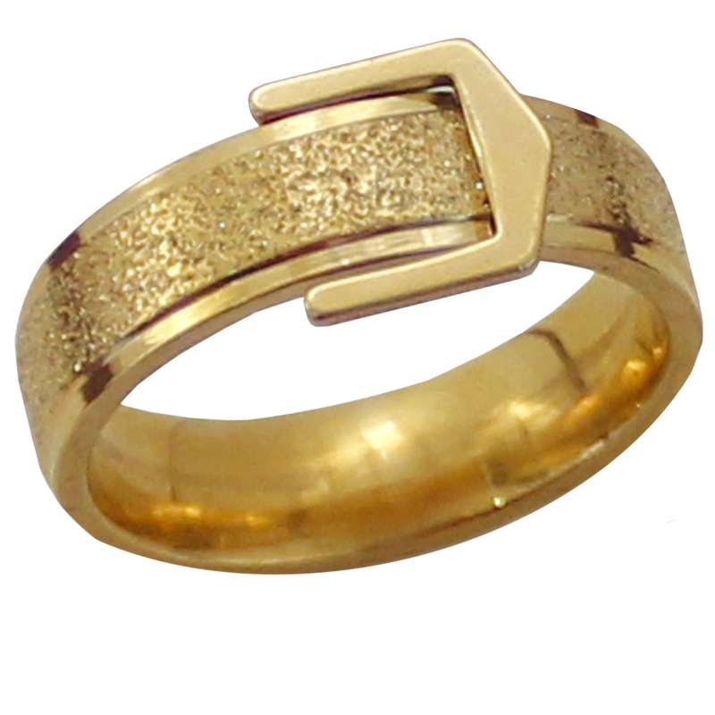 انگشتر زنانه طرح کمربند شنی کد 1456