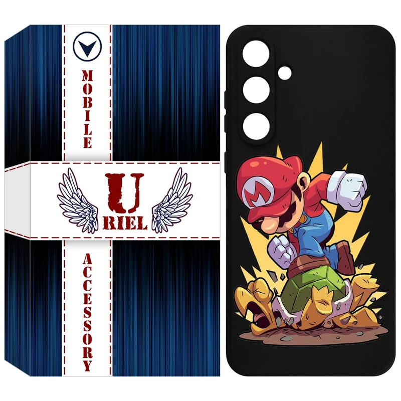 کاور یوریل مدل KSH کد 64 طرح ماریو مناسب برای گوشی  موبایل سامسونگ Galaxy S25 FE