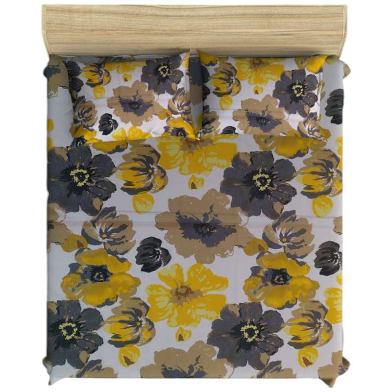 سرویس روتختی مدل آبرنگی 2 نفره 3 تکه