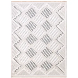 فرش ماشینی 200 شانه دنیای فرش زمینه نسکافه‌ای حاشیه بژ مدل رهام کد 3001