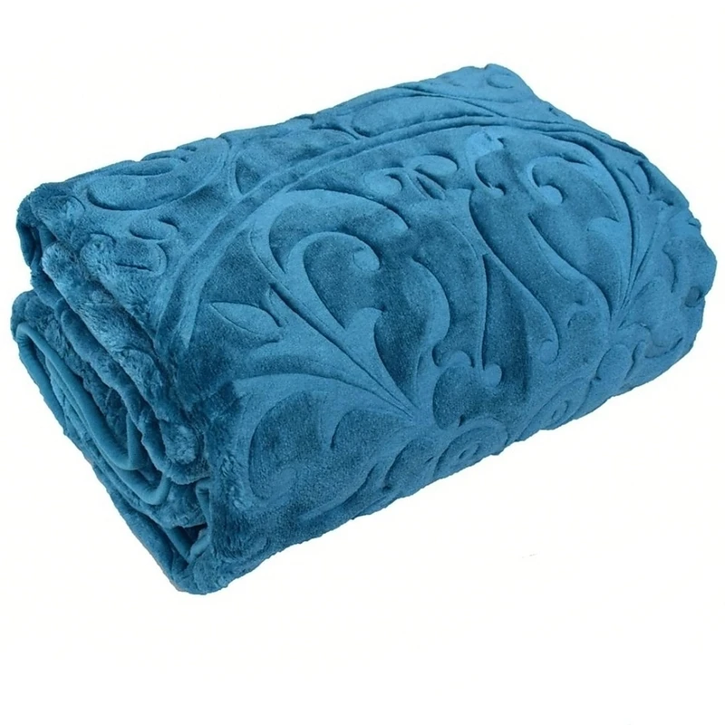 پتو گلبافت مدل گل برجسته سایز 220×160 سانتی متر