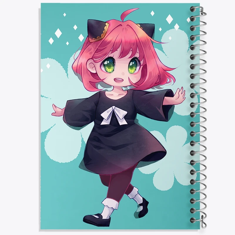 دفتر مشق 50 برگ خندالو طرح آنیا انیمه اسپای ایکس فمیلی کد F813