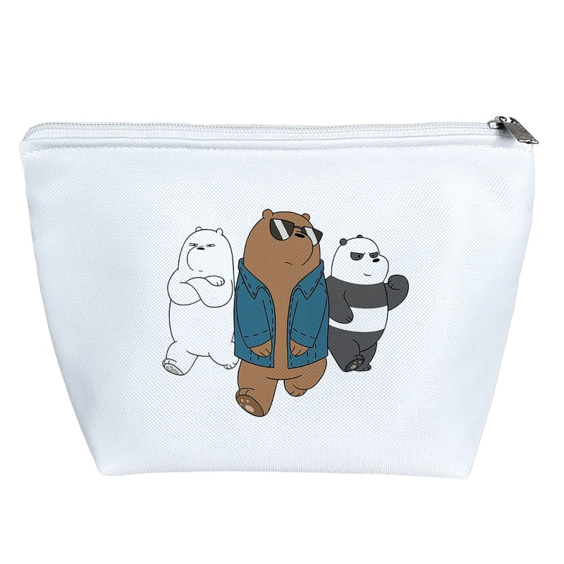 کیف لوازم آرایش دخترانه خندالو مدل سه خرس کله پوک کد 2689