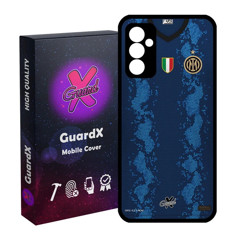 کاور گارد ایکس طرح Inter Milan مدل Glass10400 مناسب برای گوشی موبایل سامسونگ Galaxy A54 / A54 5G