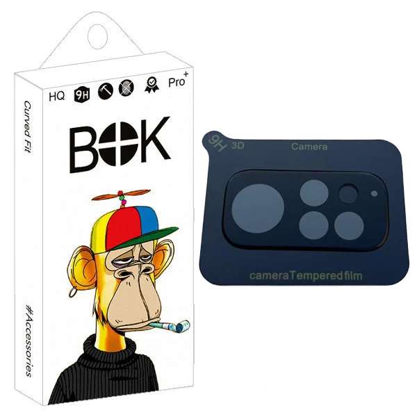 محافظ لنز دوربین بوک مدل 3D مناسب برای گوشی موبایل شیائومی Redmi Note 11 4G