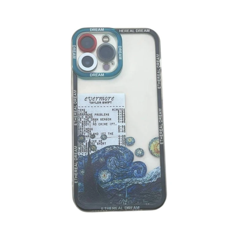 کاور مدل نقاشی  طرح موج کد 530 مناسب برای گوشی موبایل اپل Iphone 13 promax