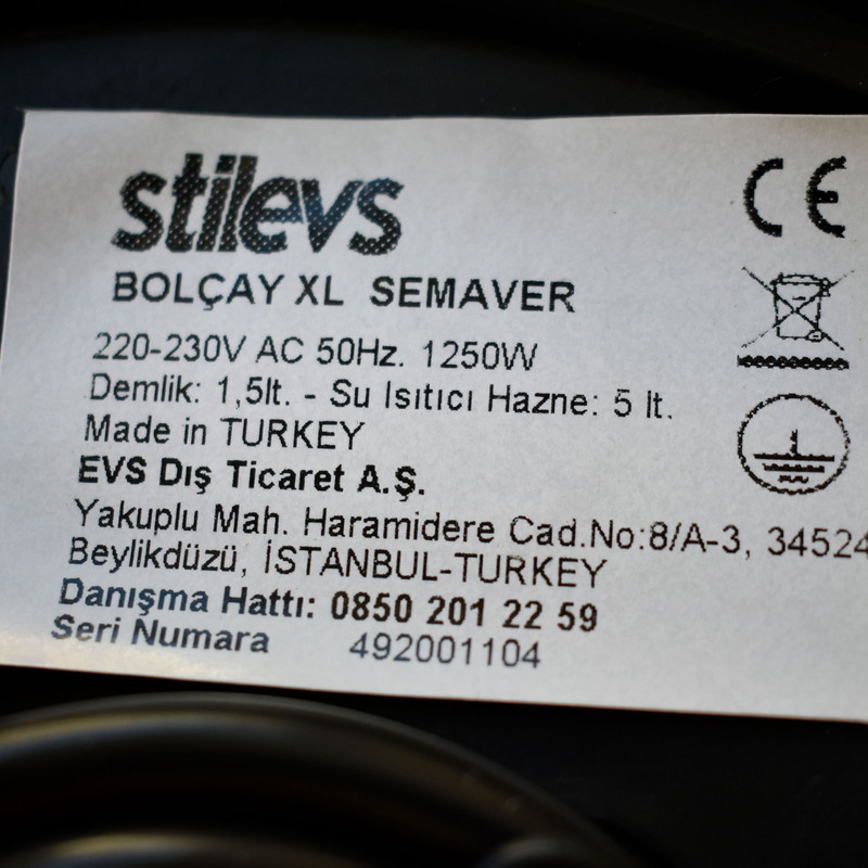 سماور برقی ستیلوس مدل Celik گنجایش 5 لیتر سماور برقی ستیلوس مدل Celik گنجایش 5 لیتر