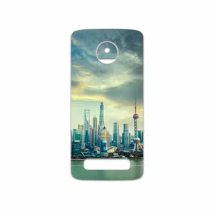 MAHOOT Shanghai City Cover Sticker for Motorola Moto Z Play