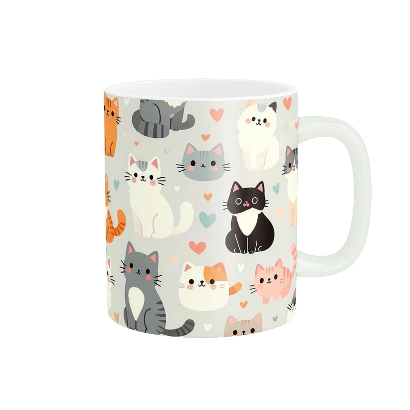 ماگ پاد آفرین طرح گربه کد 2299