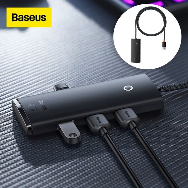 هاب 4 پورت usb3 باسئوس مدل Hub Lite Series -WKQX030101