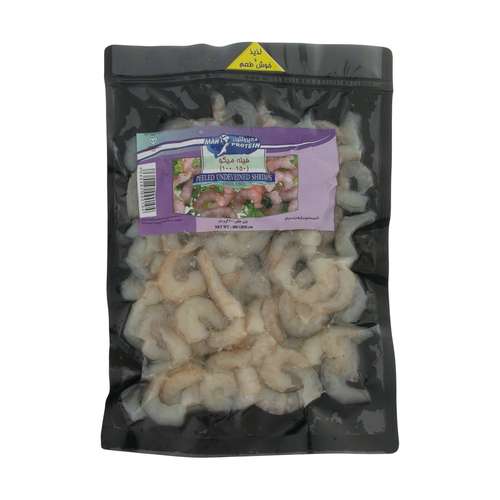 فیله میگو مه پروتئین سایز 100 - 150 وزن 400 کرم