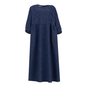 مانتو زنانه السانا مدل رایمن کد 223504 رنگ آبی تیره