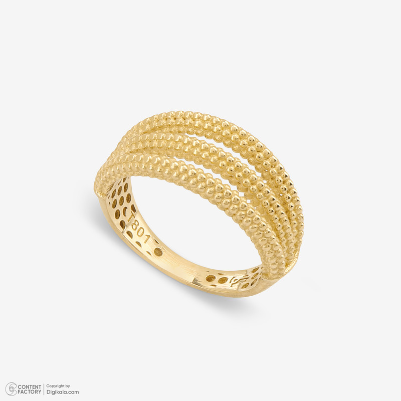انگشتر طلا 18 عیار زنانه گلدم مدل R352023  - 3
