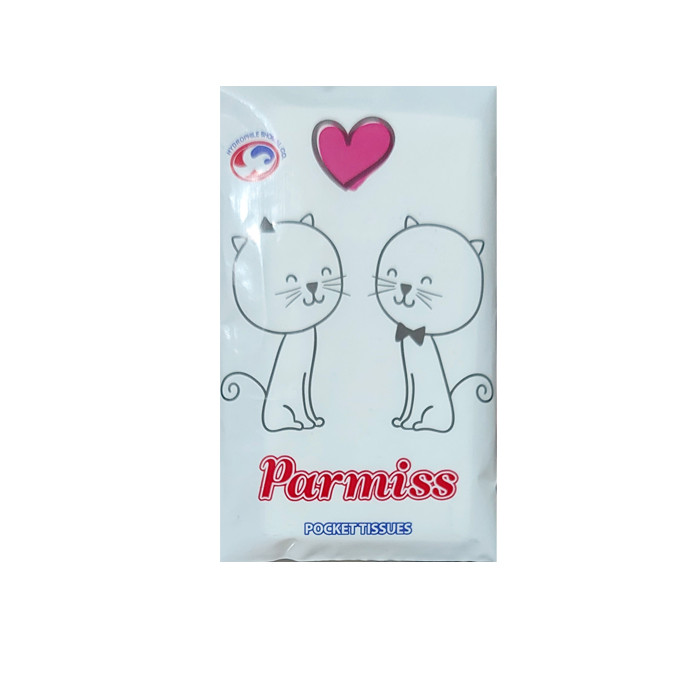 دستمال کاغذی جیبی 10 برگ پرمیس مدل j3 بسته 6 عددی