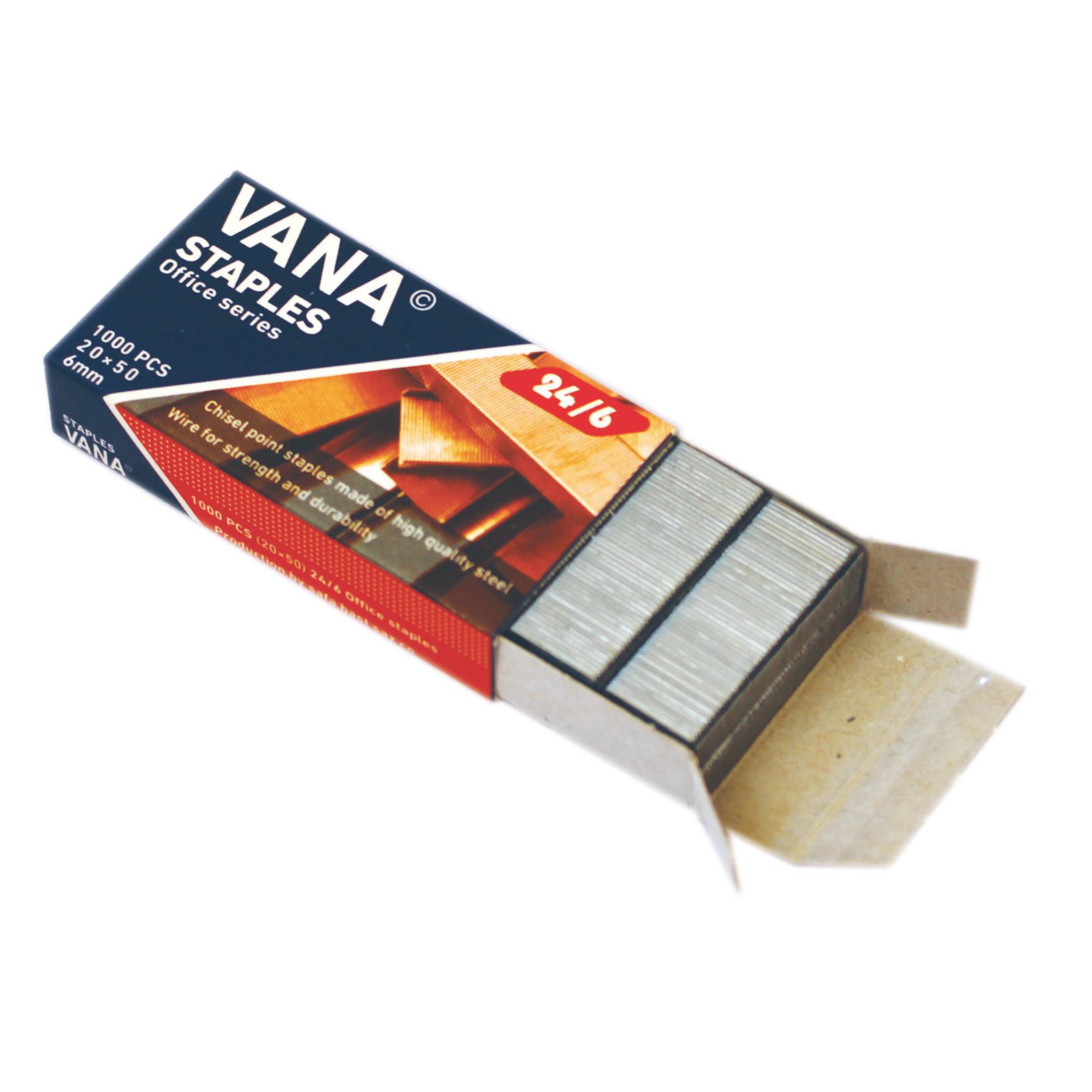 سوزن منگنه وانا مدل 24/6 کد 10 بسته 10000 عددی