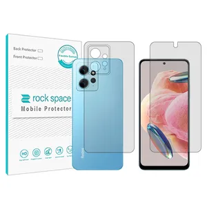Matte Rockspace HyGEL model screen protector suitable for Xiaomi Redmi Note12 4G mobile phone with back protector