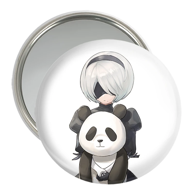 آینه جیبی خندالو مدل بازی نیر اتوماتا (Nier Automata)  کد 31589