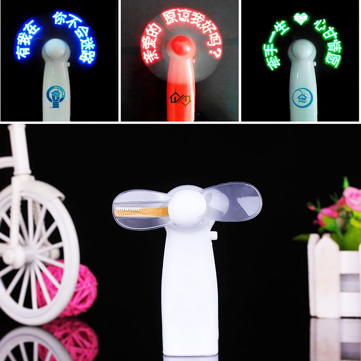 پنکه دستی مدل LED دار