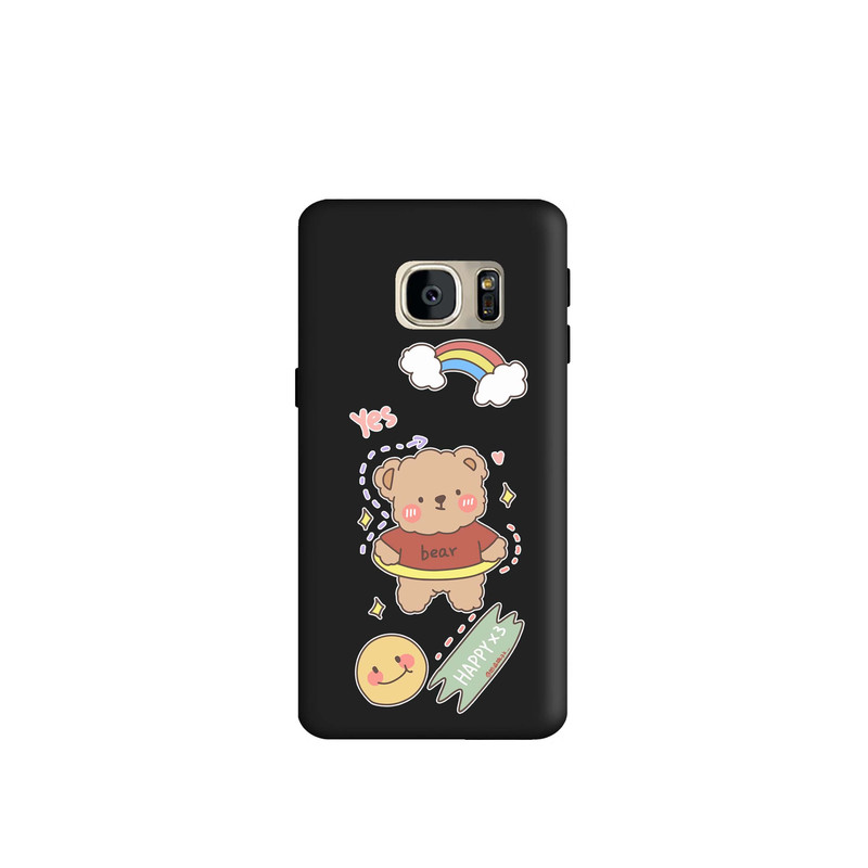 کاور طرح عروسک خرسی کد m2516 مناسب برای گوشی موبایل سامسونگ Galaxy S7 Edge 