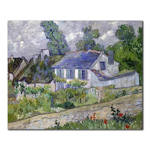 Vincent van Gogh's Houses at Auvers (1890)