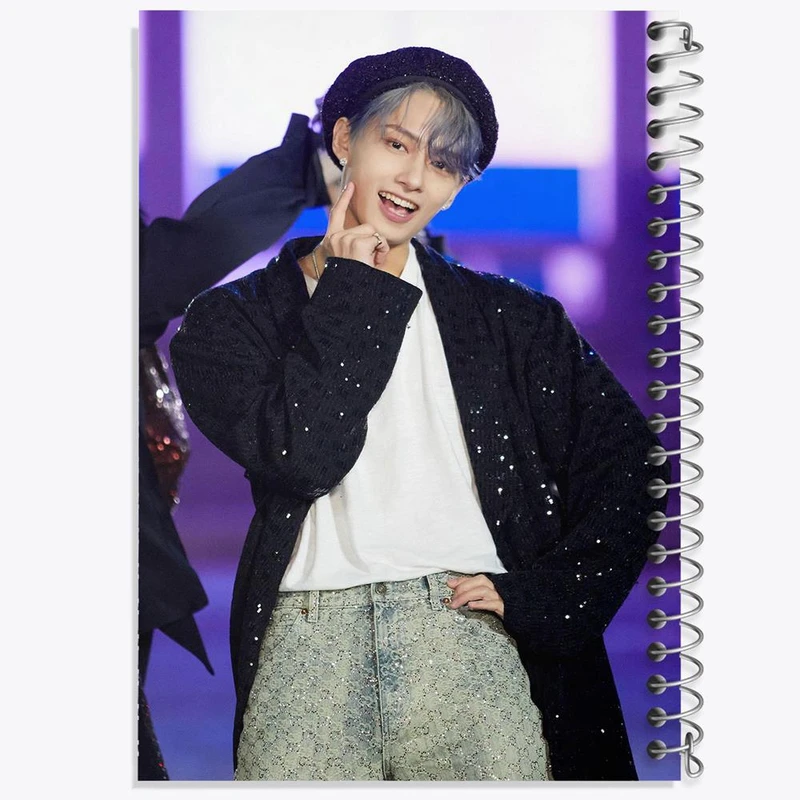 دفتر نت موسیقی 50 برگ خندالو مدل جونهی گروه سونتین Seventeen کد 21594