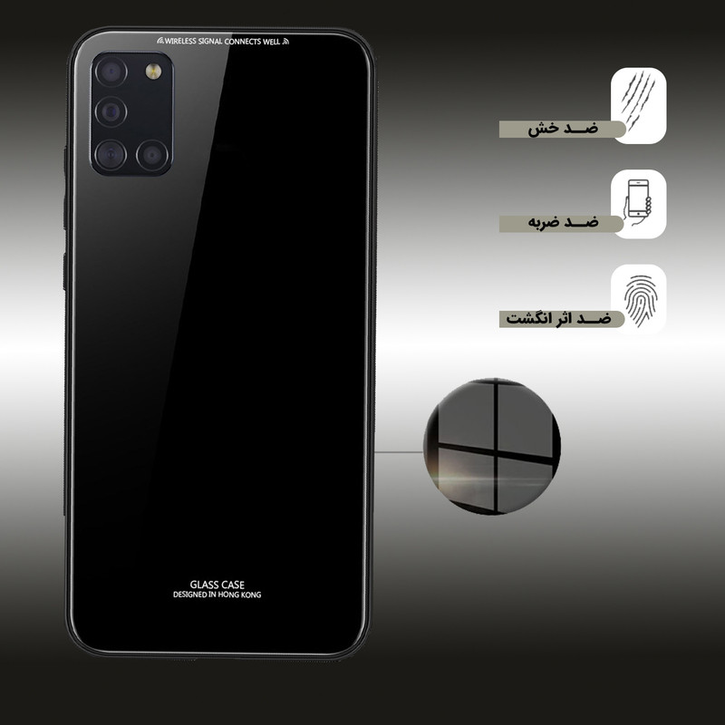 کاور لوکسار مدل Crystal مناسب برای گوشی موبایل سامسونگ Galaxy A31 1